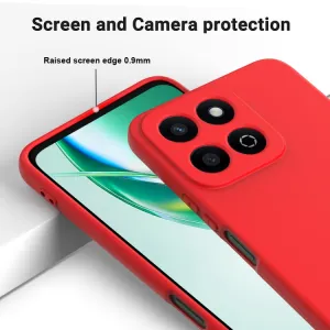 RUBBER Ochranný kryt pre Honor 200 Smart 5G červený
