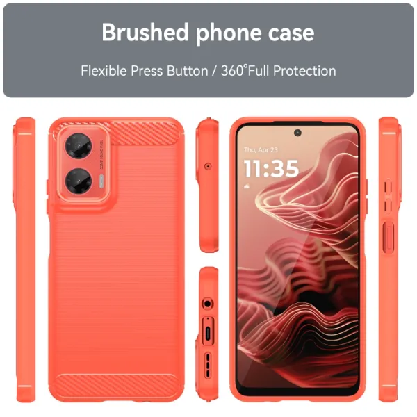 FLEXI TPU Ochranný kryt Motorola Moto G35 5G červený