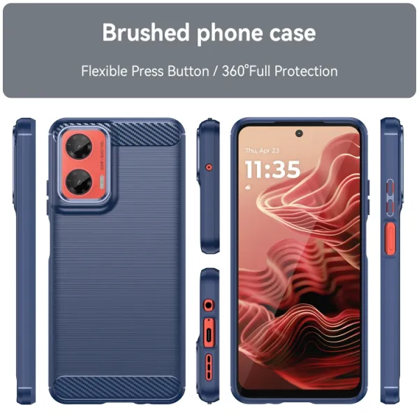 FLEXI TPU Ochranný kryt Motorola Moto G35 5G modrý