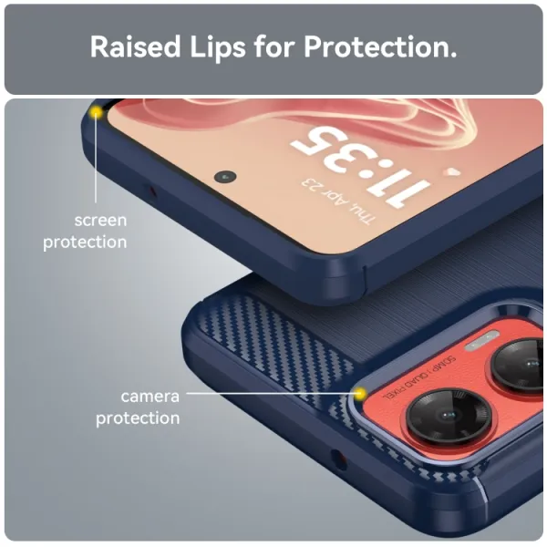 FLEXI TPU Ochranný kryt Motorola Moto G35 5G modrý