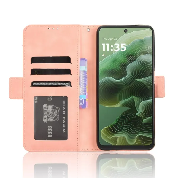 SLOT Peňaženkový obal pre Motorola Moto G35 5G ružový
