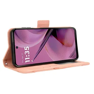 SLOT Peňaženkový obal pre Motorola Moto G55 5G ružový
