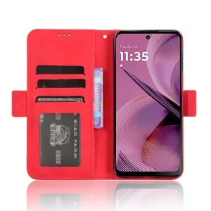 SLOT Peňaženkový obal pre Motorola Moto G55 5G červený