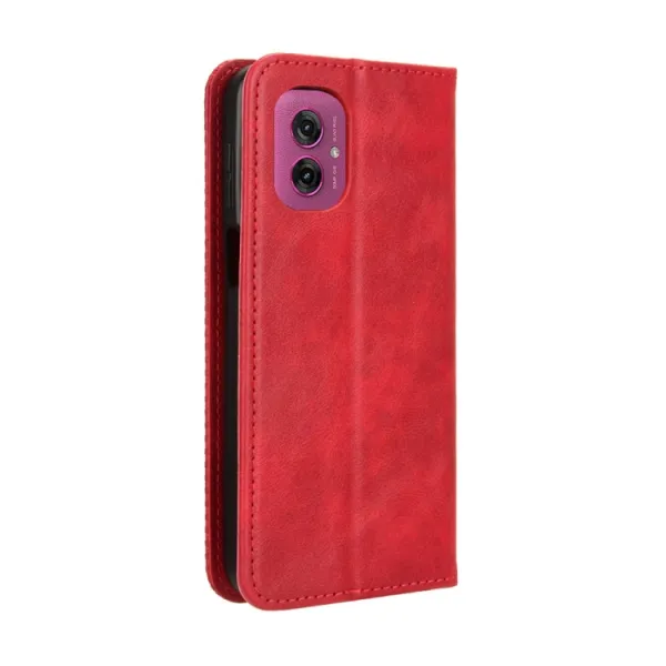 BUSINESS Peňaženkový kryt pre Motorola Moto G55 5G červený
