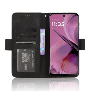 SLOT Peňaženkový obal pre Motorola Moto G55 5G čierny