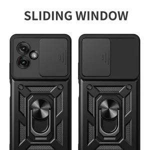 RING CAMERA Kryt s držiakom pre Motorola Moto G55 5G zelený