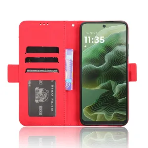 SLOT Peňaženkový obal pre Motorola Moto G35 5G červený
