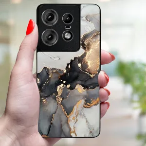 MY ART Ochranný kryt pre Motorola Edge 50 Pro GREY MARBLE (140)