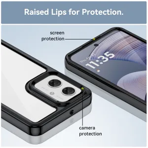 CRYSTAL Ochranný obal pre Motorola Moto G55 5G čierny