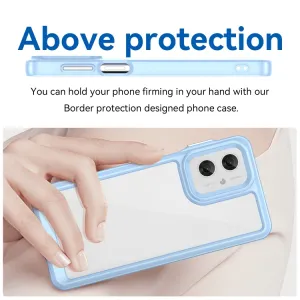 CRYSTAL Ochranný obal pre Motorola Moto G55 5G modrý