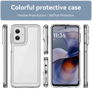 CRYSTAL Ochranný obal pre Motorola Moto G55 5G priehľadný