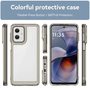 CRYSTAL Ochranný obal pre Motorola Moto G55 5G šedý