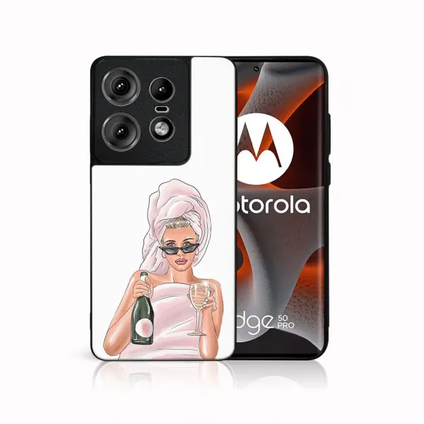 MY ART Ochranný kryt pre Motorola Edge 50 Pro CHAMPAGNE (134)