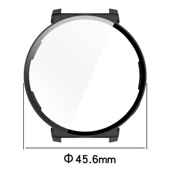 FULL COVERAGE Plastový kryt so sklom pre Huawei Watch GT 5 41mm modrý
