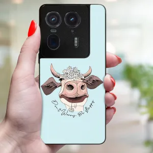 MY ART Ochranný kryt pre Motorola Edge 50 Ultra HAPPY COW (181)