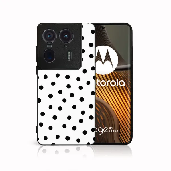 MY ART Ochranný kryt pre Motorola Edge 50 Ultra DOTS (168)