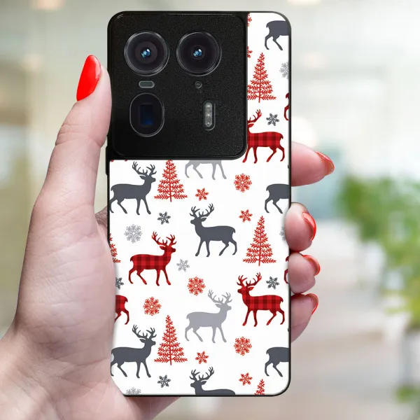 MY ART Kryt s vianočným dizajnom Motorola Edge 50 Ultra DEER (068)