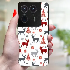 MY ART Kryt s vianočným dizajnom Motorola Edge 50 Ultra DEER (068)