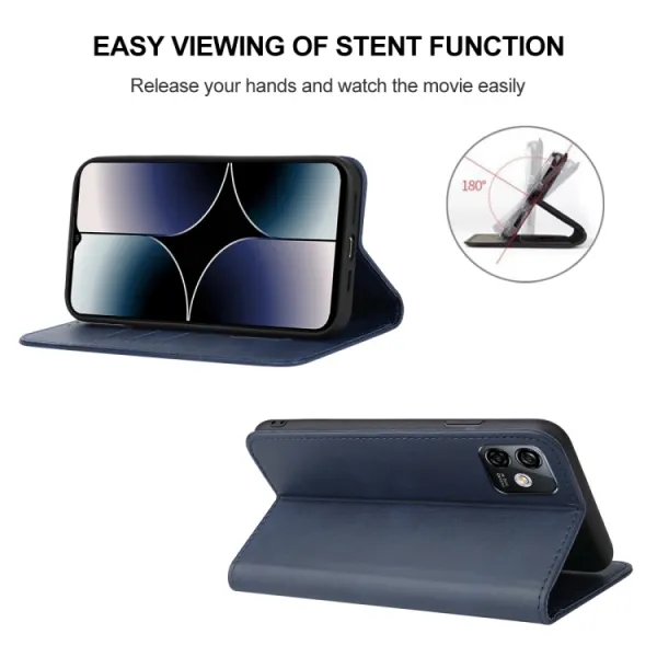 MAGNETIC Zaklápací kryt pre Ulefone Note 16 Pro modrý