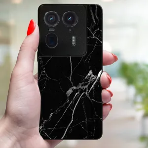 MY ART Ochranný kryt pre Motorola Edge 50 Ultra BLACK MARBLE (142)