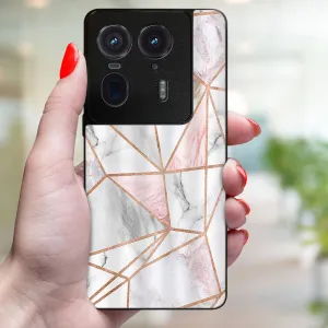 MY ART Ochranný kryt pre Motorola Edge 50 Ultra PINK MARBLE (143)