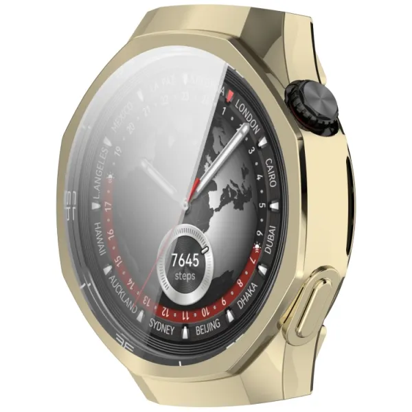 TPU FULL COVER Kryt pre Huawei Watch GT 5 Pro 46mm zlatý