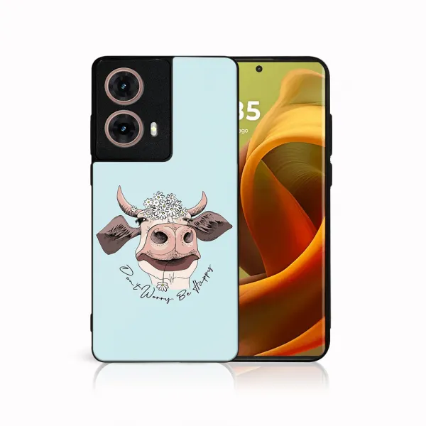 MY ART Ochranný kryt pre Motorola Moto G85 5G HAPPY COW (181)