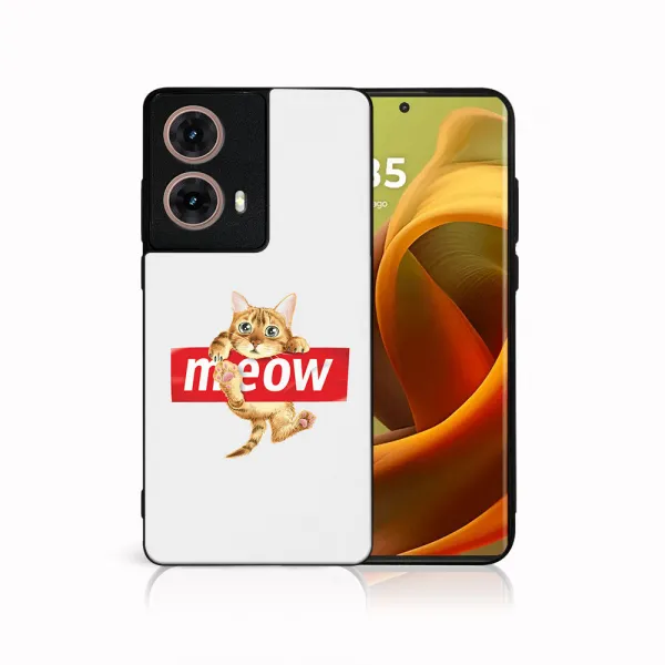 MY ART Ochranný kryt pre Motorola Moto G85 5G MEOW (183)