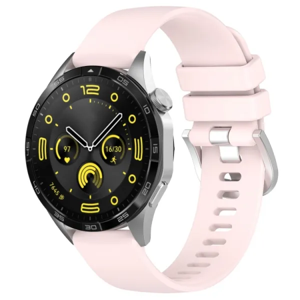 SILICONE Vymeniteľný remienok pre Huawei Watch GT 5 Pro 46mm / GT 6 Pro 46mm svetloružový