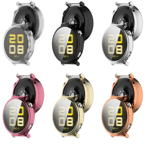 TPU FULL COVER Kryt pre Huawei Watch GT 5 Pro 42mm strieborný