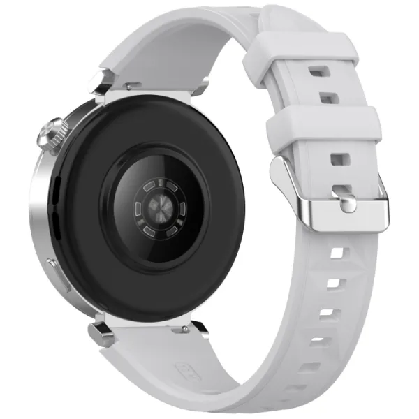 SILICONE Vymeniteľný remienok pre Huawei Watch GT 5 Pro 42mm COCONUT GRAY