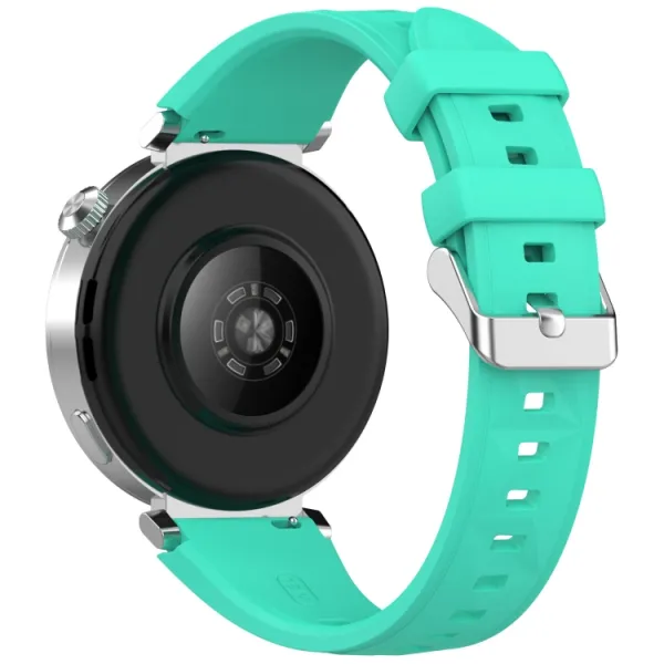 SILICONE Vymeniteľný remienok pre Huawei Watch GT 5 Pro 42mm svetlozelený