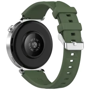 SILICONE Vymeniteľný remienok pre Huawei Watch GT 5 Pro 42mm tmavozelený