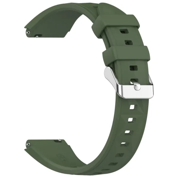 SILICONE Vymeniteľný remienok pre Huawei Watch GT 5 Pro 42mm tmavozelený