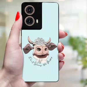 MY ART Ochranný kryt pre Motorola Moto G85 5G HAPPY COW (181)