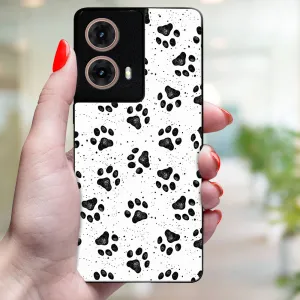 MY ART Ochranný kryt pre Motorola Moto G85 5G PAWS (185)