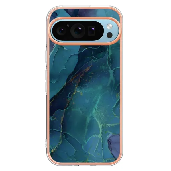 IMD MARBLE Ochranný kryt pre Google Pixel 9 Pro XL GREEN