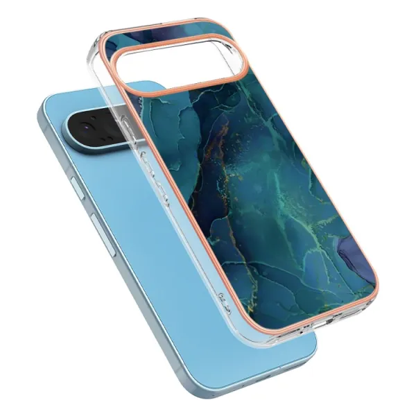 IMD MARBLE Ochranný kryt pre Google Pixel 9 Pro XL GREEN
