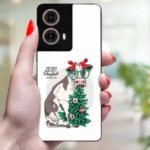 MY ART Kryt s vianočným dizajnom Motorola Moto G85 5G MERRY CHRISTMAS (074)