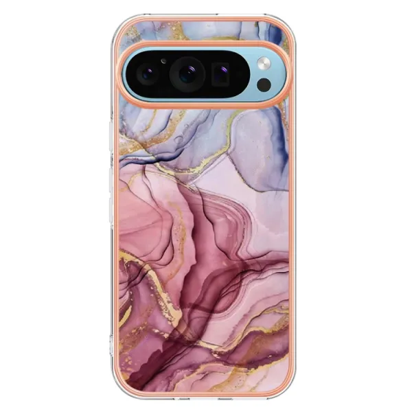 IMD MARBLE Ochranný kryt pre Google Pixel 9 Pro XL ROSE RED