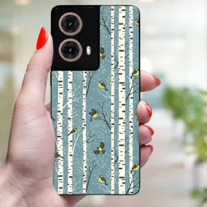 MY ART Kryt s vianočným dizajnom Motorola Moto G85 5G BIRCH (072)