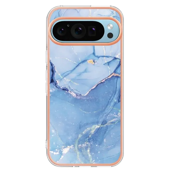 IMD MARBLE Ochranný kryt pre Google Pixel 9 Pro XL BLUE