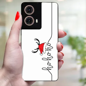 MY ART Kryt s vianočným dizajnom Motorola Moto G85 5G HOHOHO (073)