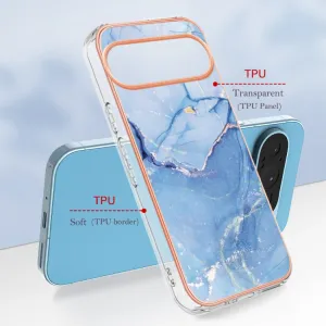IMD MARBLE Ochranný kryt pre Google Pixel 9 Pro XL BLUE