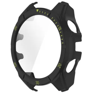 LUNET FULL COVER Plastový kryt so sklom pre Garmin Fenix 8 AMOLED 43mm BLACK GREEN