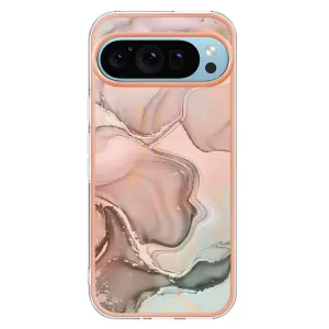 IMD MARBLE Ochranný kryt pre Google Pixel 9 Pro XL ROSE GOLD
