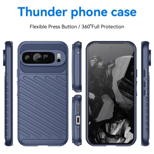 THUNDER Ochranný obal Google Pixel 9 Pro XL modrý