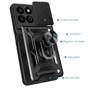 RING CAMERA Kryt s držiakom pre Honor 200 Smart 5G modrý
