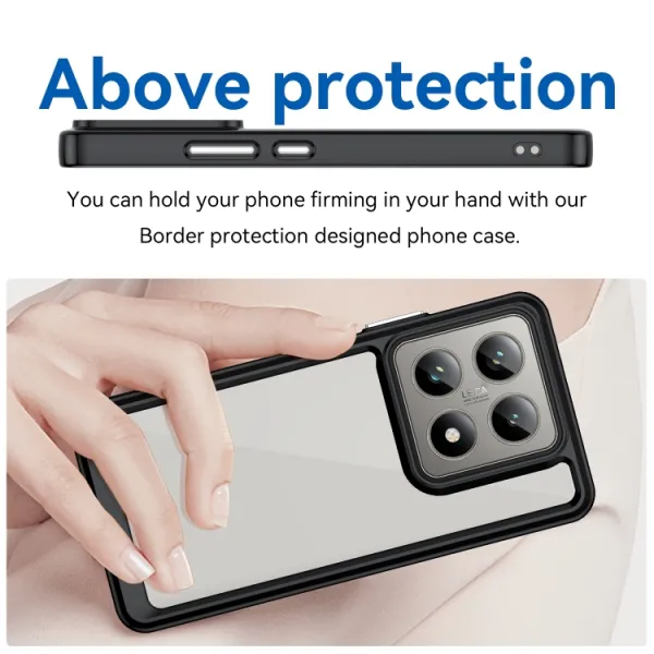 CRYSTAL Ochranný kryt pre Xiaomi 14T čierny