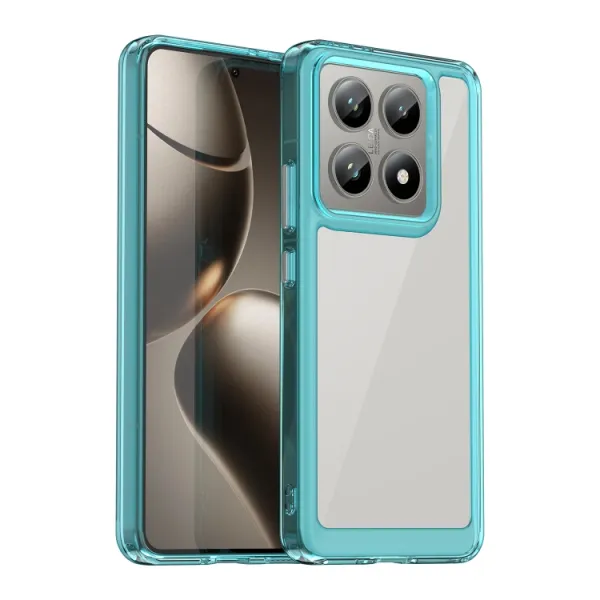 CRYSTAL Ochranný kryt pre Xiaomi 14T tyrkysový